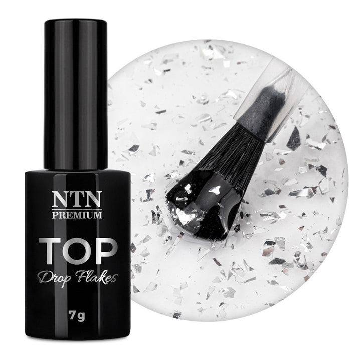 Gelinio lako viršutinis sluoksnis Top Drop Flakes Iron NTN Premium 7 g
