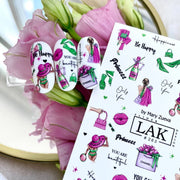 Vandeninis lipdukas nagams Lak Slider - www.naguprieziura.lt