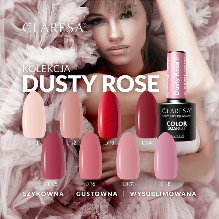 Gelinis lakas CLARESA Dusty Rose