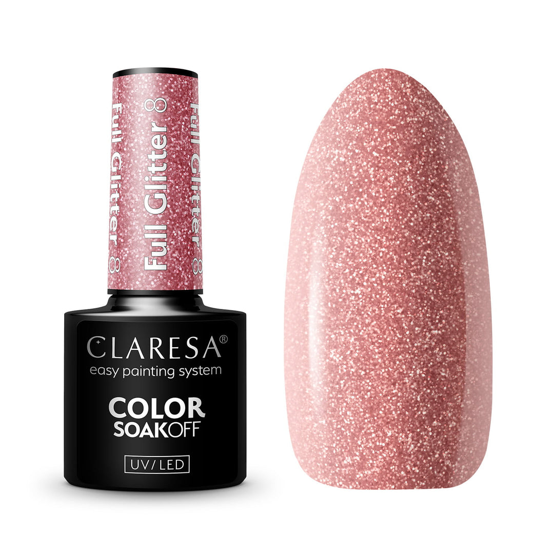 Gelinis lakas CLARESA FULL GLITTER