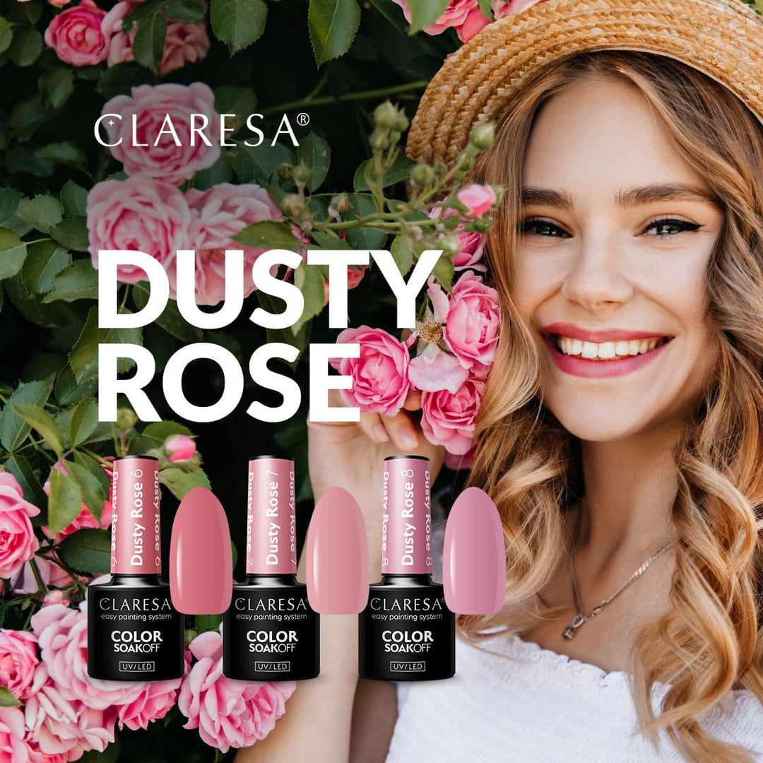 Gelinis lakas CLARESA Dusty Rose