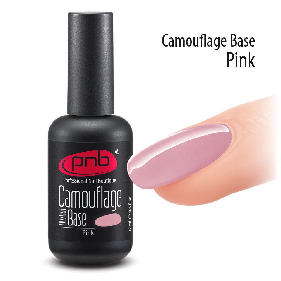 Gelinio lako pagrindas Camouflage Base PNB, Pink ml