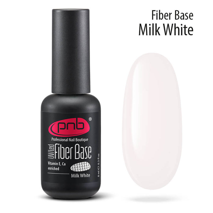 Gelinio lako pagrindas Fiber Base Milk White ml