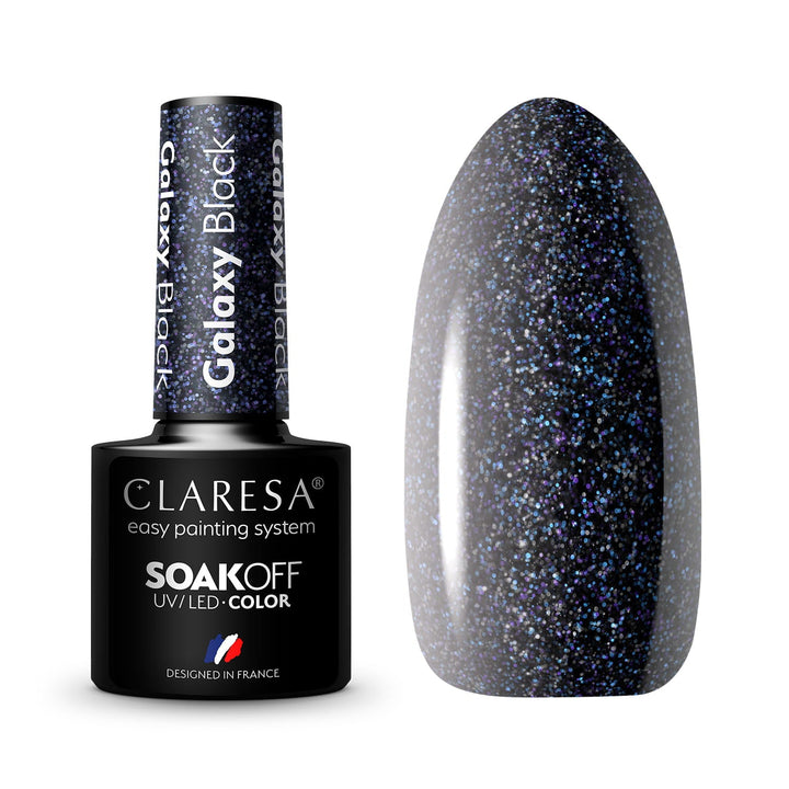 Gelinis lakas CLARESA Galaxy Black