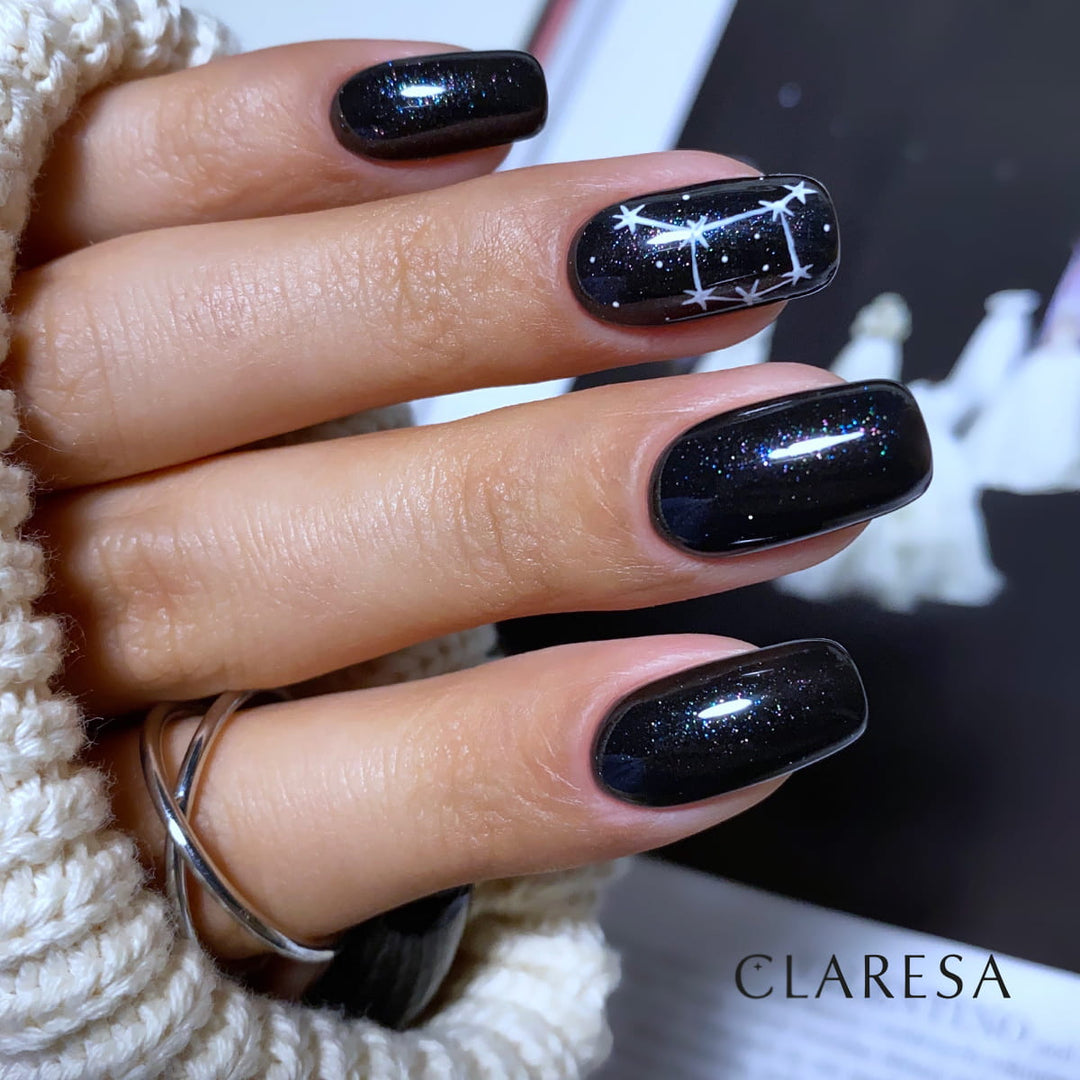 Gelinis lakas CLARESA Galaxy Black