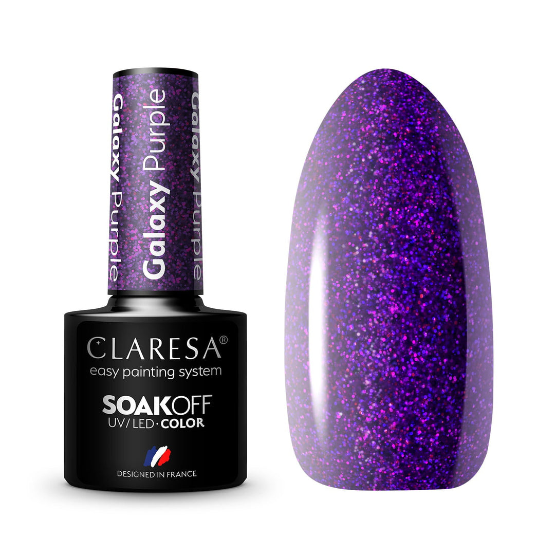 Gelinis lakas CLARESA Galaxy Purple
