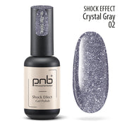 Gelinis lakas PNB SHOCK EFFECT, CRYSTAL GRAY ml