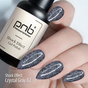 Gelinis lakas PNB SHOCK EFFECT, CRYSTAL GRAY ml