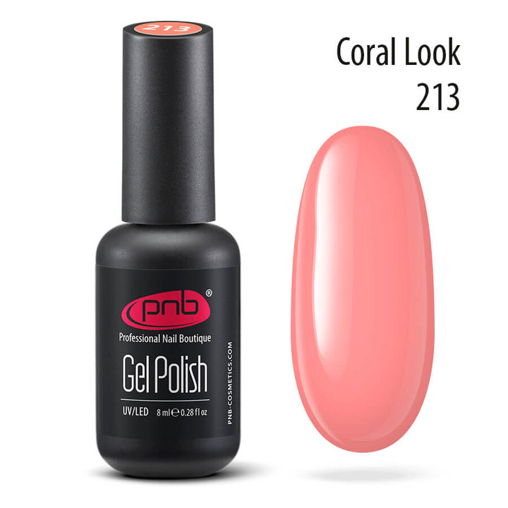 Gelinis nagų lakas PNB CORAL LOOK ml