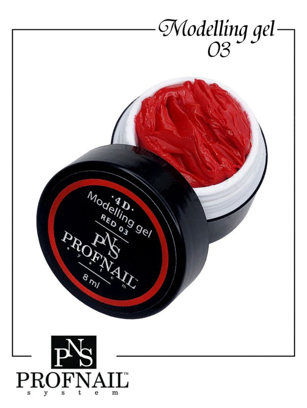 Gelis plastilinas Red PNS