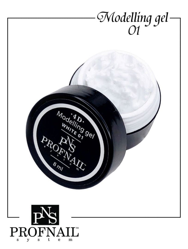 Gelis plastilinas White PNS