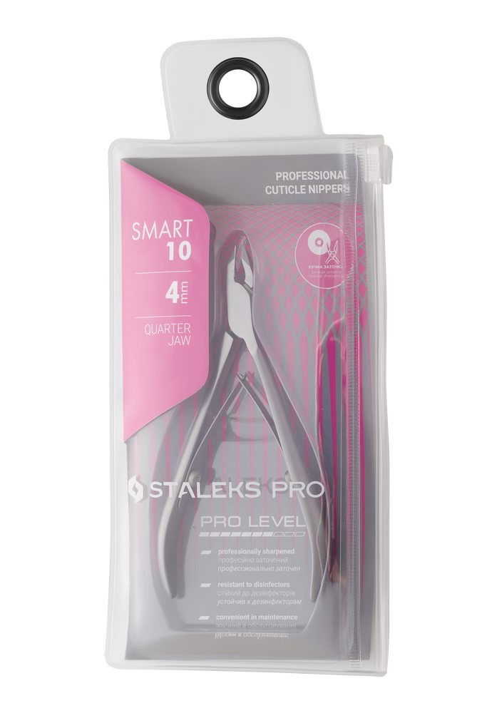 Manikiūro žnyplutės odelėms STALEKS SMART 10 4 mm